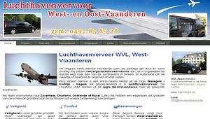 website luchthavenvervoer West-Vlaanderen
