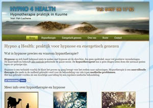 website voor een hypnotherapeut uit Kuurne
