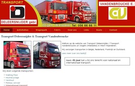 webdesign voor Transport Deleersnijder uit Wielsbeke